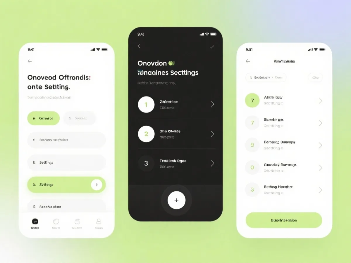 上手引导与设置示意
